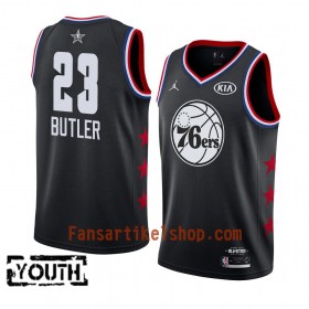 Philadelphia 76ers Trikot Jimmy Butler 23 2019 All-Star Jordan Brand Schwarz Swingman - Kinder